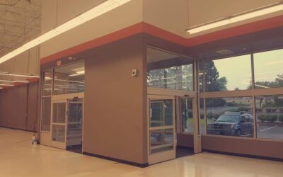 Commercial store interior painting