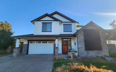 Full Exterior House Repaint in Canby, OR: Mastering the Art of White Paint with Careful Detail