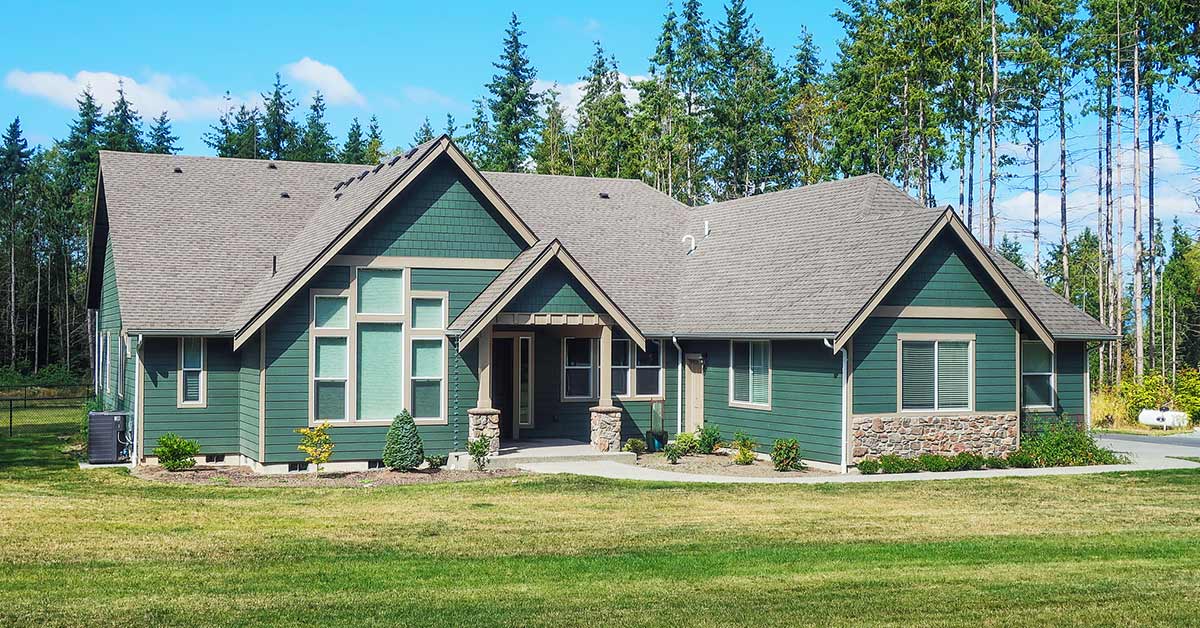 green home in the pacific northwest