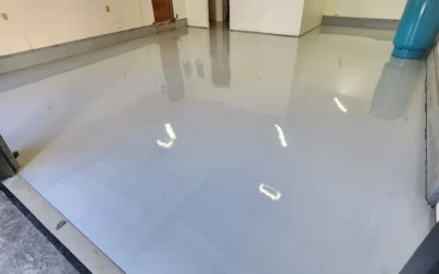 epoxy flooring project by Premier Painting